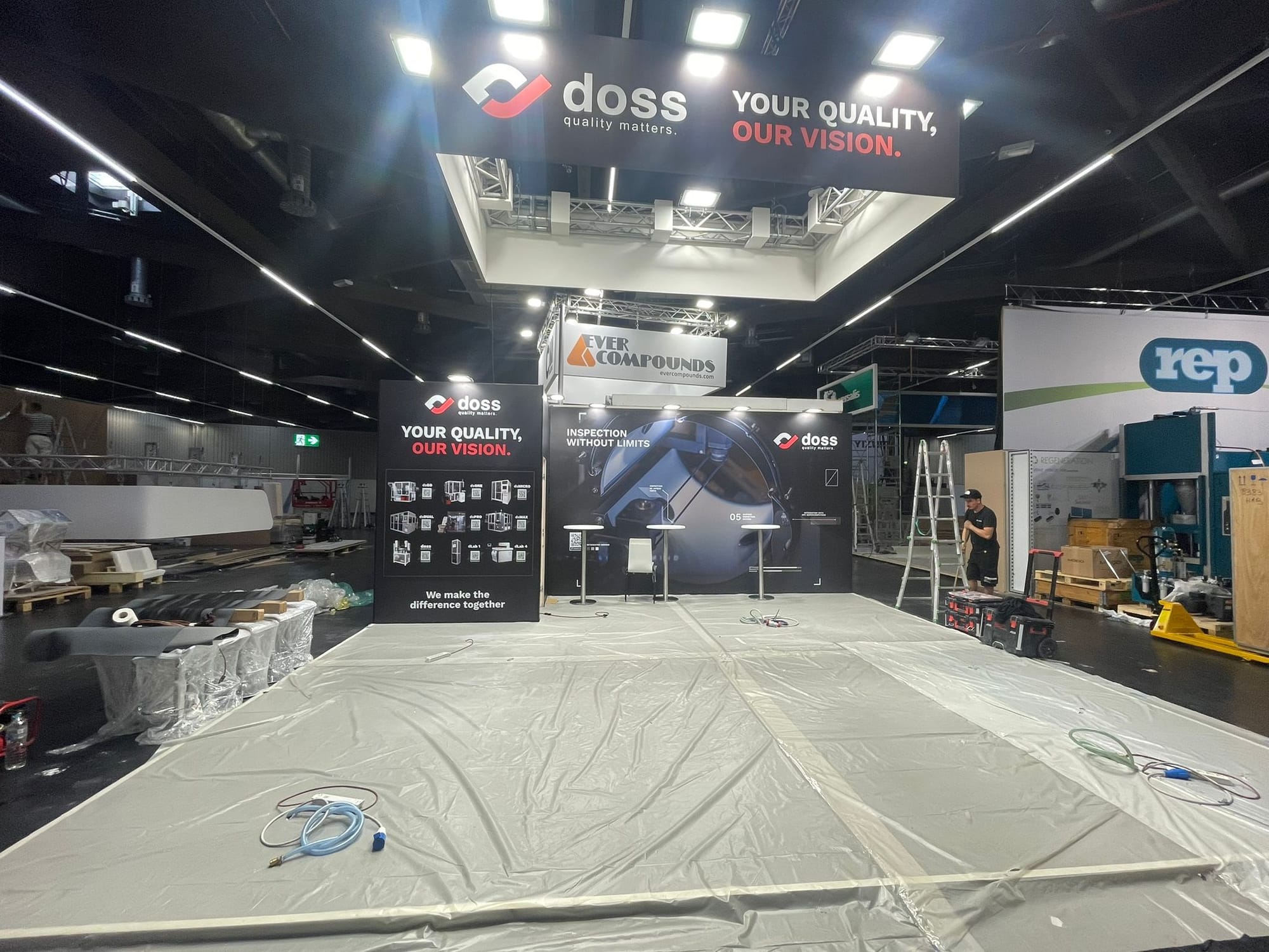 Progettazione 3D stand fieristico VipstandGroup