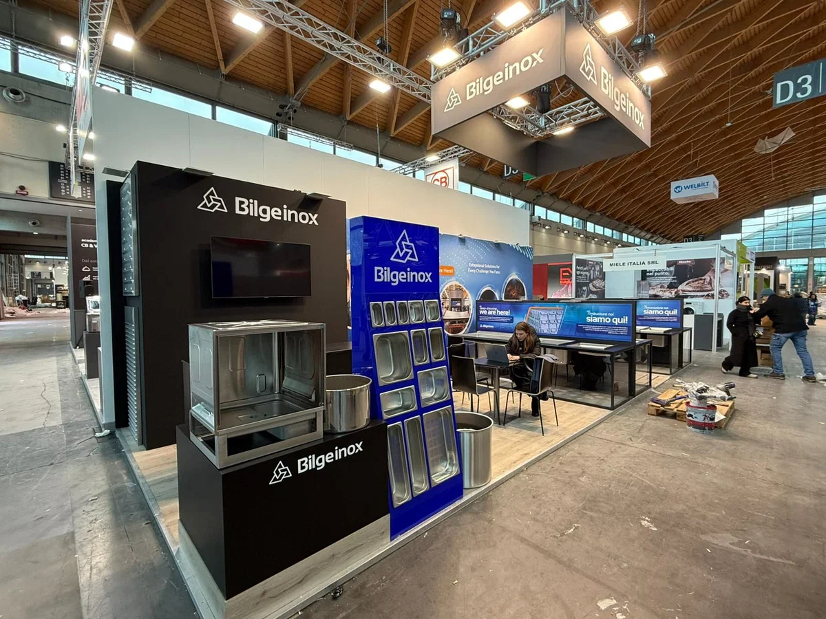 Connessioni stand Octanorm — sistema modulare fiera professionale